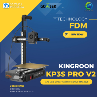 Kingroon KP3S PRO V2 Klipper High Speed Full Linear Rail 3D Printer